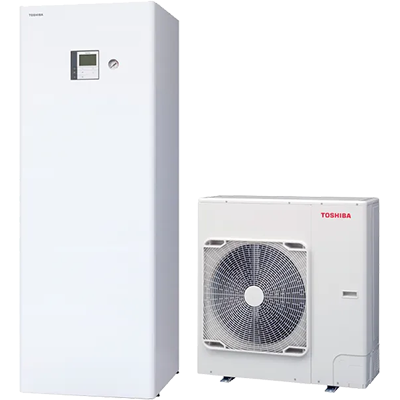 Equipo de aerotermia Toshiba